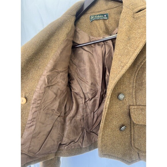 ZARA Trafaluc British Collection Wool Military Peacoat Jacket M Preppy Academia - Picture 7 of 10